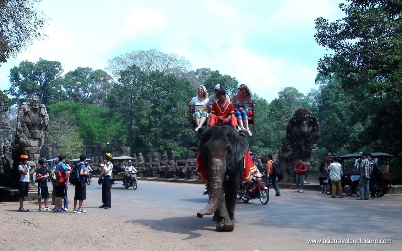 The street food in Siem Reap market