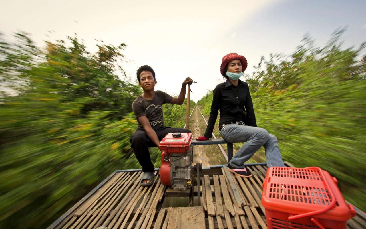 Visiting the countryside in Phnom Penh Cambodia