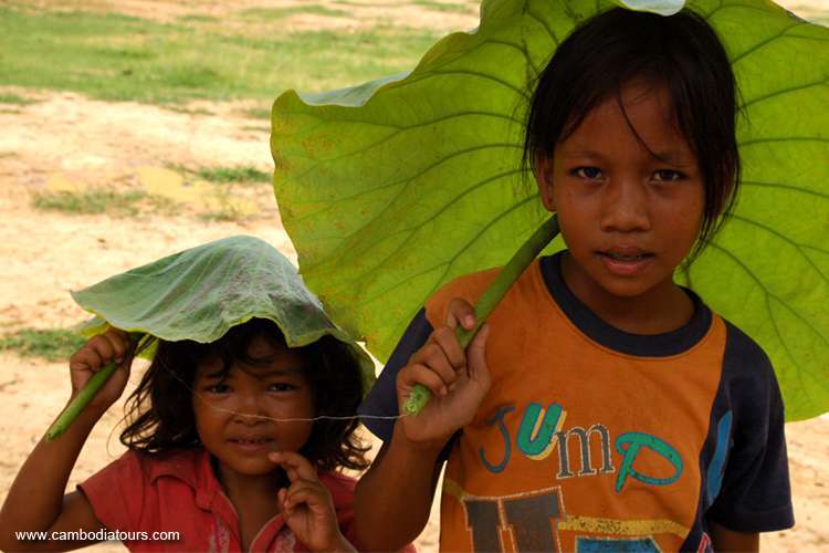 Children in Phnom Penh Cambodia