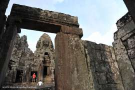 Ruins of ancient Angkor Wat temple in Siem Reap, Cambodia