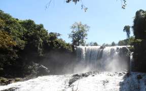 Bousra Waterfall in Mondulkiri Province Cambodia