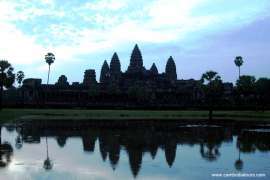 Angkor Wat temple in the morning
