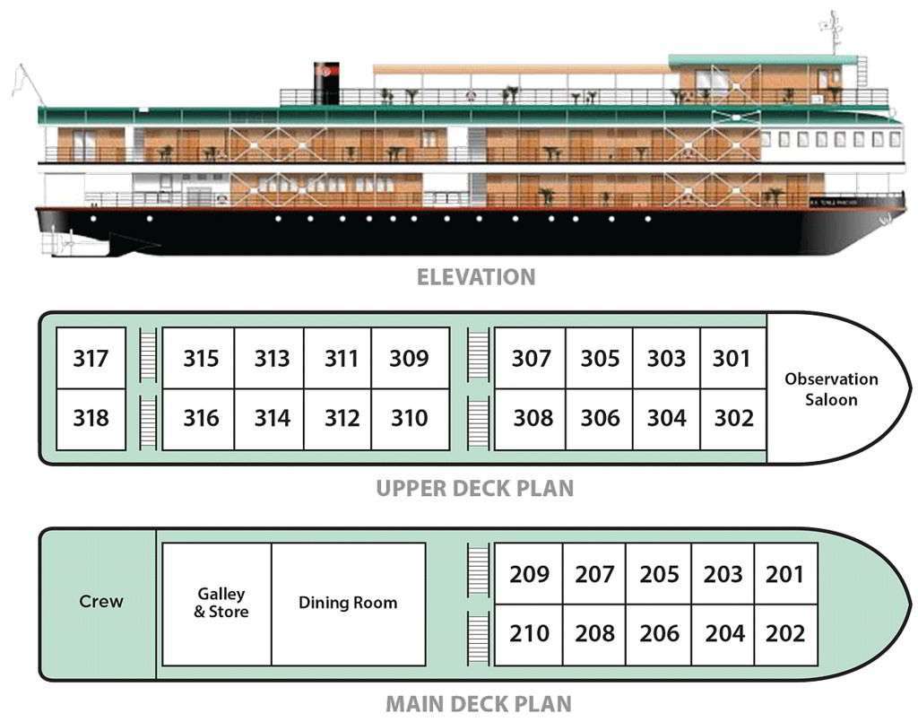 Pandaw Deckplans 761ab