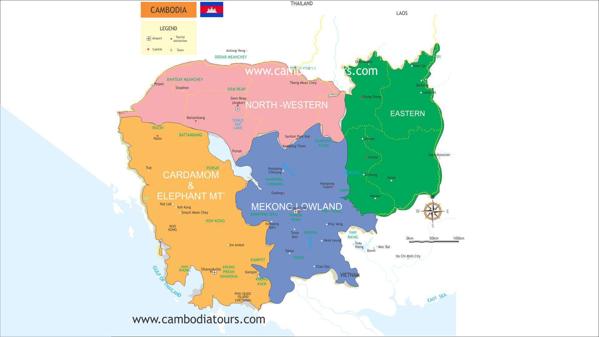tourist map of cambodia