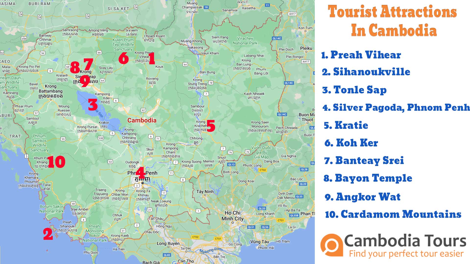 tourist map of cambodia