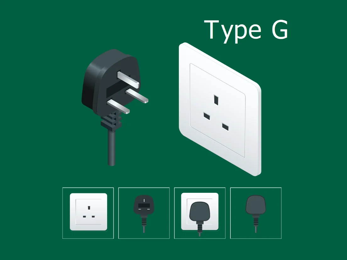 Cambodia utilizes three associated plug types, namely A, C, and G. 