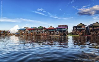 Floating Village on Tonle Sap Lake