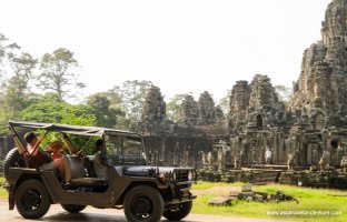 Explore Angkor Temples by Jeep