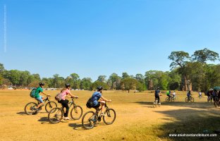 Biking around Angkor Temples