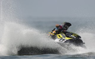 Jet ski on the sea in Cambodia