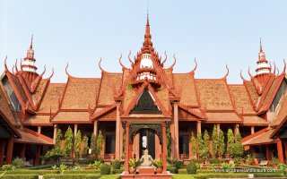 The National Museum of Cambodia in Phnom Penh Cambodia