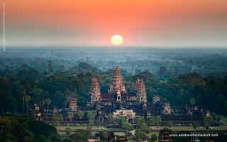 Sunrise over the magnificent Angkor Wat