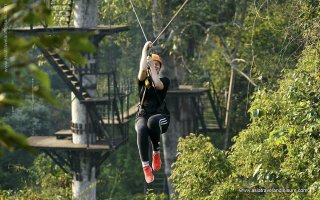 Zipline in Siem Reap