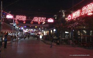 The Pub street in Siem Reap