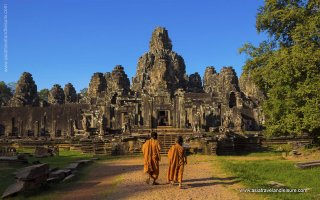 Angkor Thom temple in Cambodia